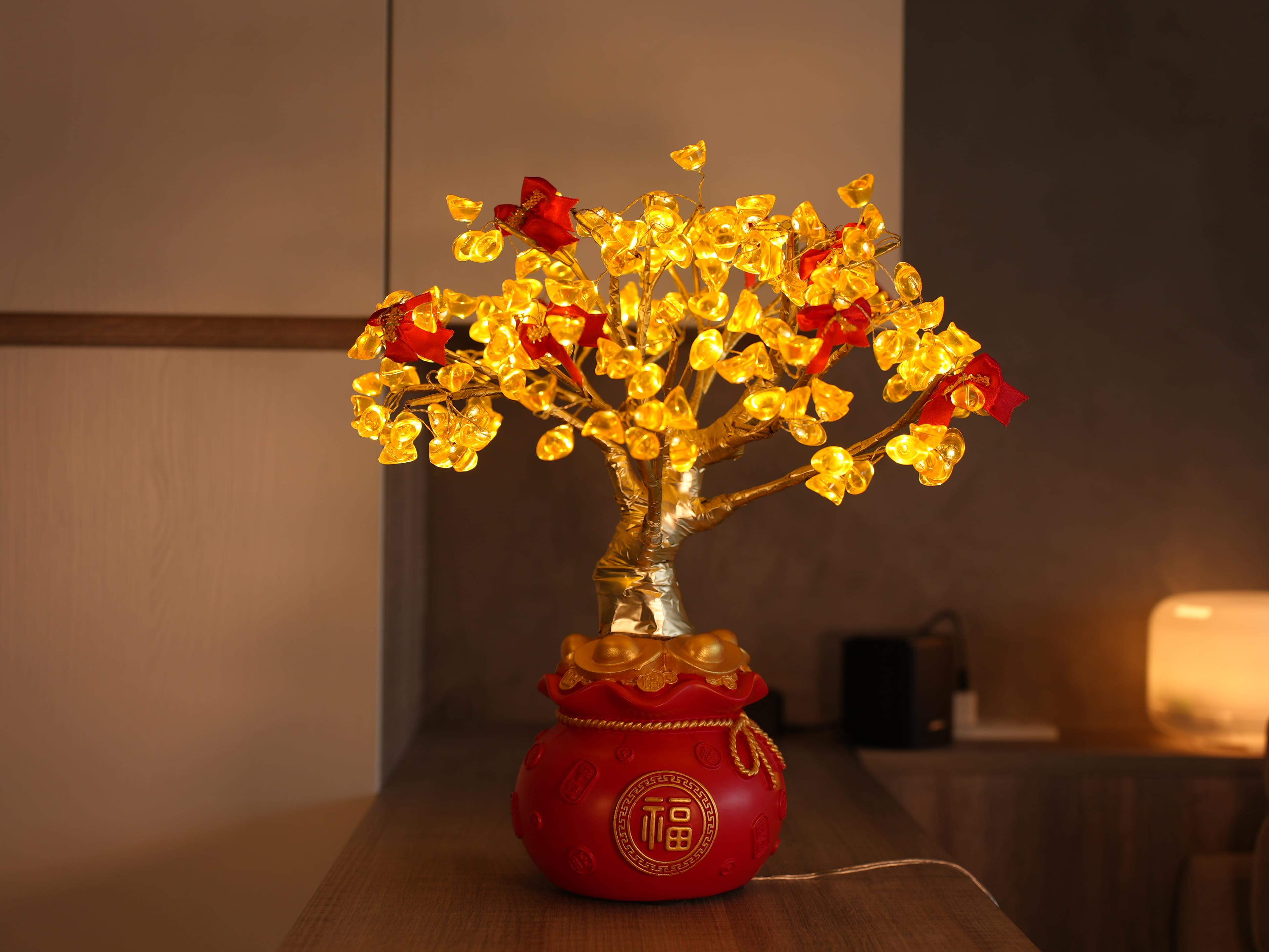 LED元寶樹造型裝飾-元寶鑫願樹-5