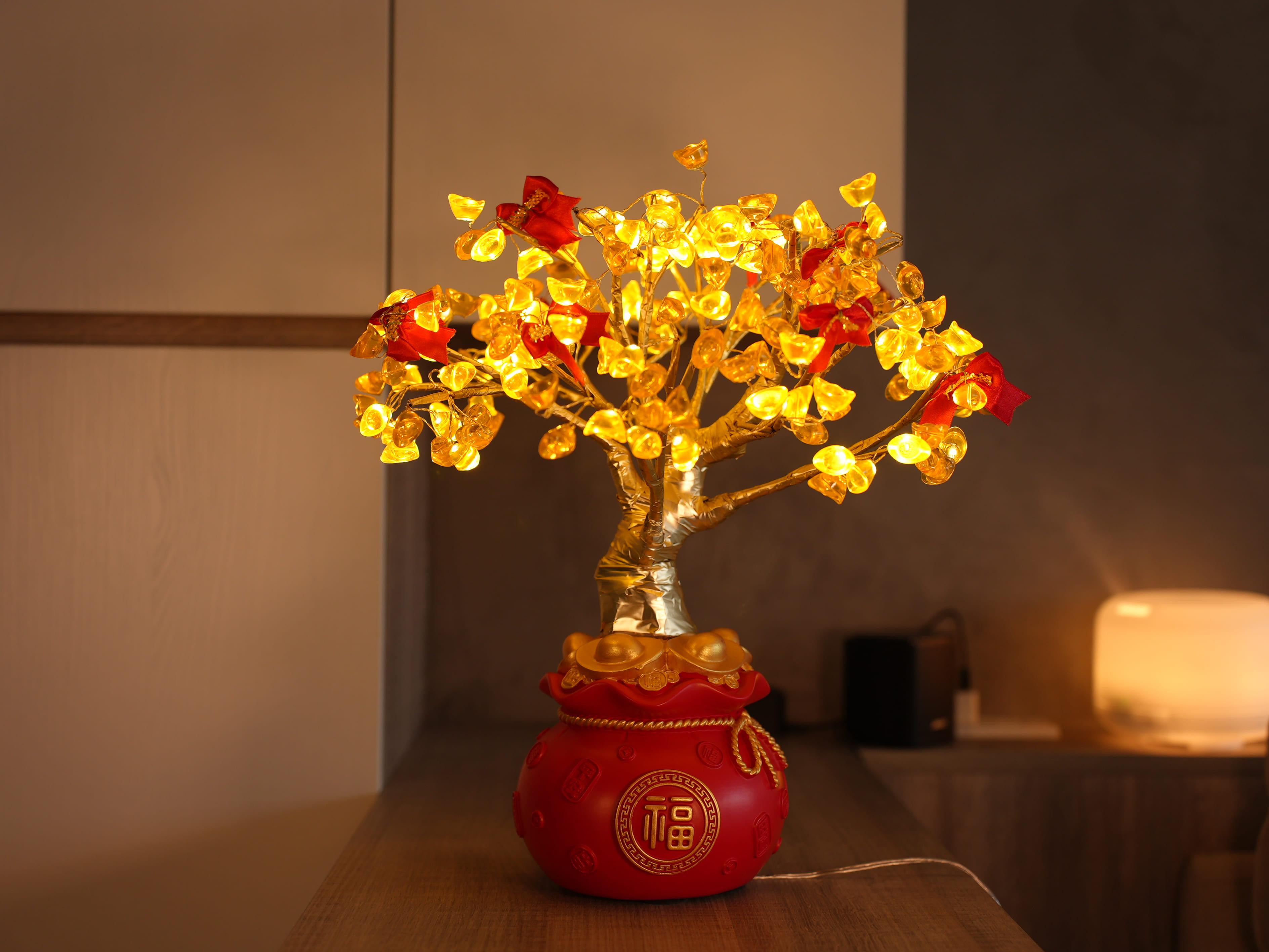 LED元寶樹造型裝飾-元寶鑫願樹-6